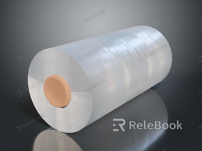 plastic roll tape roll tape paper roll paper roll paper model