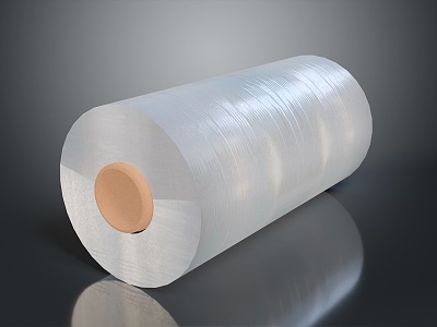 plastic roll tape roll tape paper roll paper roll paper 3d model