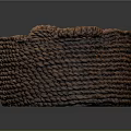 Handmade Woven Basket With Dried Sage Smudge Sticks And Rope Handles