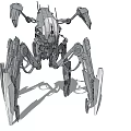 Modern Robots 3d model