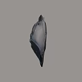 Black Natural Stone Garden Ornament With Unique Sculptural Form For Outdoor Decor