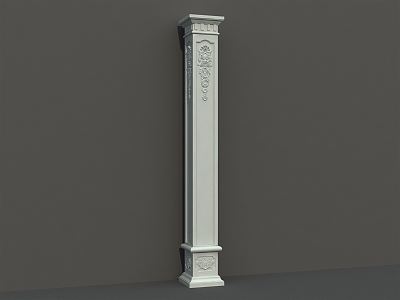 architectural component carving model