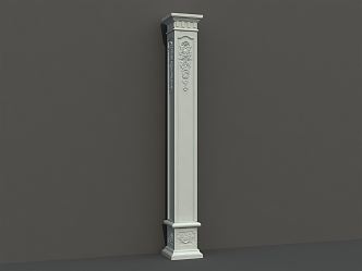 architectural component carving 3d model