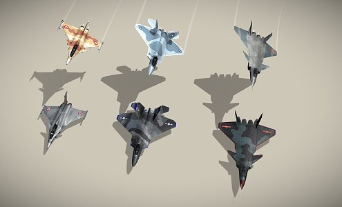 Modern Fighter Pack 3d model