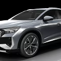 Silver BAIC SUV With Modern Front Design Sporty Wheels And Sleek Body Lines