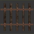 Tracks Cartoon Tracks Animation Tracks Railways Realistic Railways 3d model