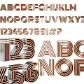 Modern Decorative Lights With Alphabet And Numbers Design For Home Decor