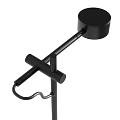 Contemporary Desk Lamp With Adjustable Arm And LED Lighting For Workspace 3d model