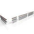 Modern Railings With Wooden Top And Metal Bars In Various Designs