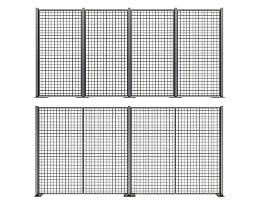 Stainless Steel Fence Mesh Protection Mesh Fence Partition Mesh Iron Stainless Steel Fence Stainless Steel Isolation Mesh 3d model