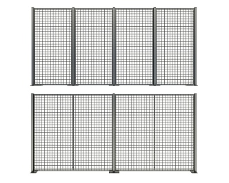 Stainless Steel Fence Mesh Protection Mesh Fence Partition Mesh Iron Stainless Steel Fence Stainless Steel Isolation Mesh 3d model