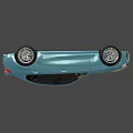 Blue BMW Sedan With Modern Sporty Exterior And Alloy Wheels Design