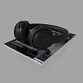 Black Over Ear Wireless Headphones On Digital Magazine For Mobile Accessories