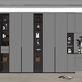 Modern Cloakroom 3d model