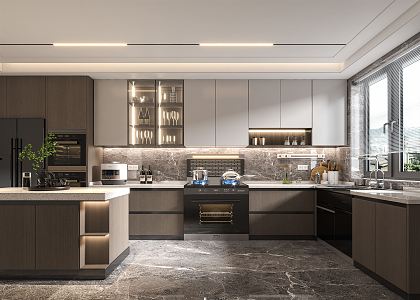 Modern Kitchen 3d model