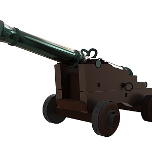 Cannon 3d model