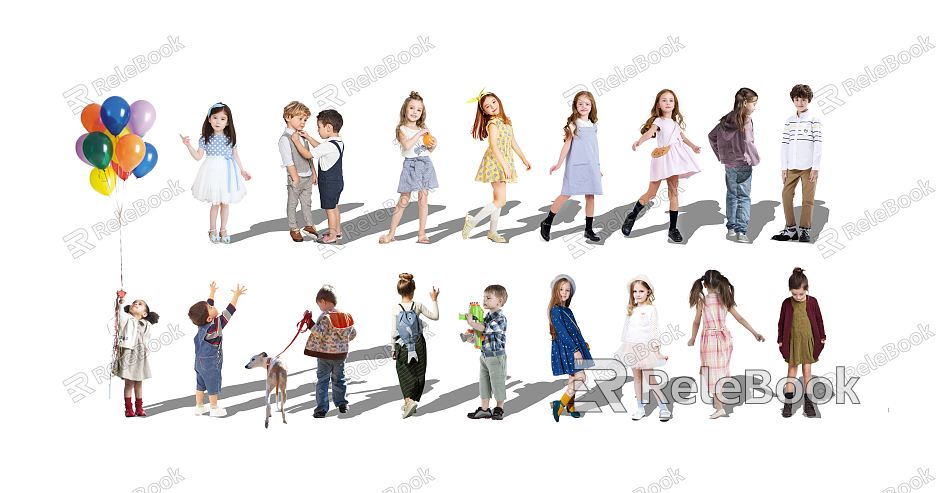 Modern Multiplayer Kids Boys Girls model