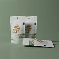 Chinese Tea Gift Set With Elegant Packaging Multiple Boxes And Landscape Design 3d model