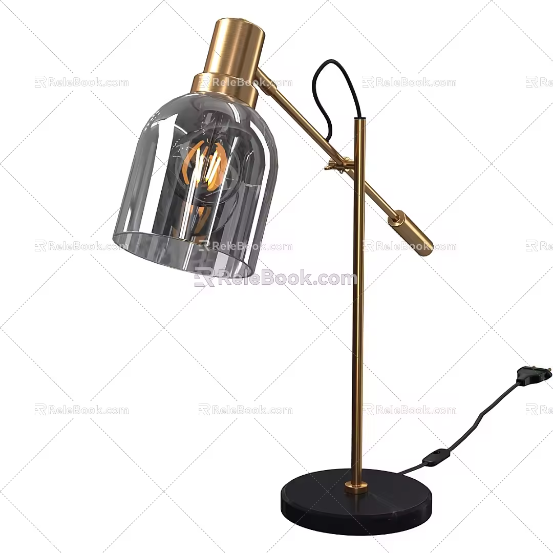 Simple Entry Luxury Table Lamp Entry Luxury Table Lamp Simple Table Lamp Study Table Lamp Decorative Table Lamp Crystal Glass Table Lamp 3d model