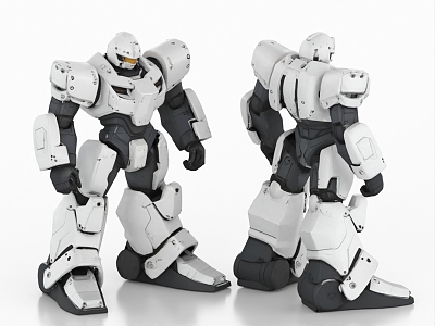 Gundam Robot Mecha Warrior Transformers 3d model