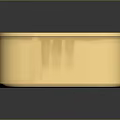 Golden Metal Canned Container With Pull Tab For Food Storage Household Item