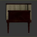 Classic Upholstered Armchairs With Wooden Side Tables Featuring Drawers And Armrests