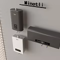 Minotli Wall Mounted Kitchen Appliances In Black And White For Modern Kitchen