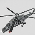 Helicopter Fighter 3d model