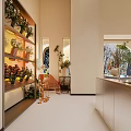 Elegant Floral Specialty Store With Fresh Flower Bouquets Green Plants And Decorative Shelves