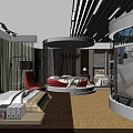 Modern Bedroom Furniture Specialty Store with Comfortable Beds Stylish Chairs and Elegant Decor