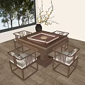 Mahjong Table 3d model