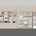 Modern Minimalist Storage Cabinet Design With Organized Shelves And Containers