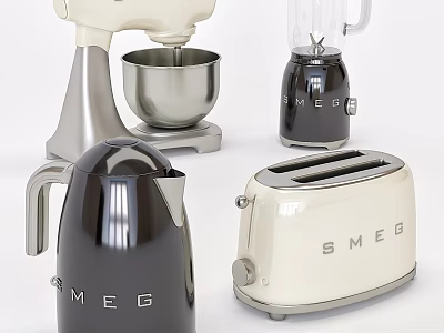 Vintage Kitchenware Home Appliances Equipment EG Kitchen Decoration 3d model