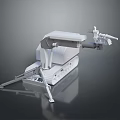 laser tower turret turntable sci-fi tower defense game tower defense sci-fi turret game turret game turret 3d model
