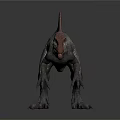 Detailed Spinosaurus Dinosaur 3D Model Render With Dorsal Sail And Textured Skin