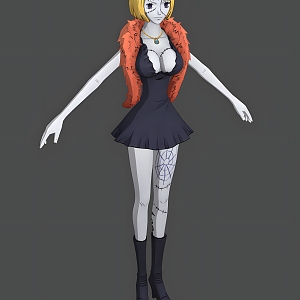 One Piece Xin Doli Xin Doli One Piece Woman Beauty Sexy Animation Movie Game Maid Zombie Can Do Action 3d model