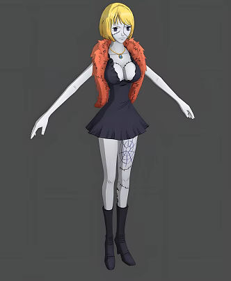 One Piece Xin Doli Xin Doli One Piece Woman Beauty Sexy Animation Movie Game Maid Zombie Can Do Action 3d model