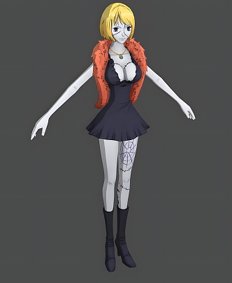 One Piece Xin Doli Xin Doli One Piece Woman Beauty Sexy Animation Movie Game Maid Zombie Can Do Action 3d model