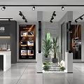 ZEKIN Showroom Displaying Modern Door And Window Products With Cabinets And Tables