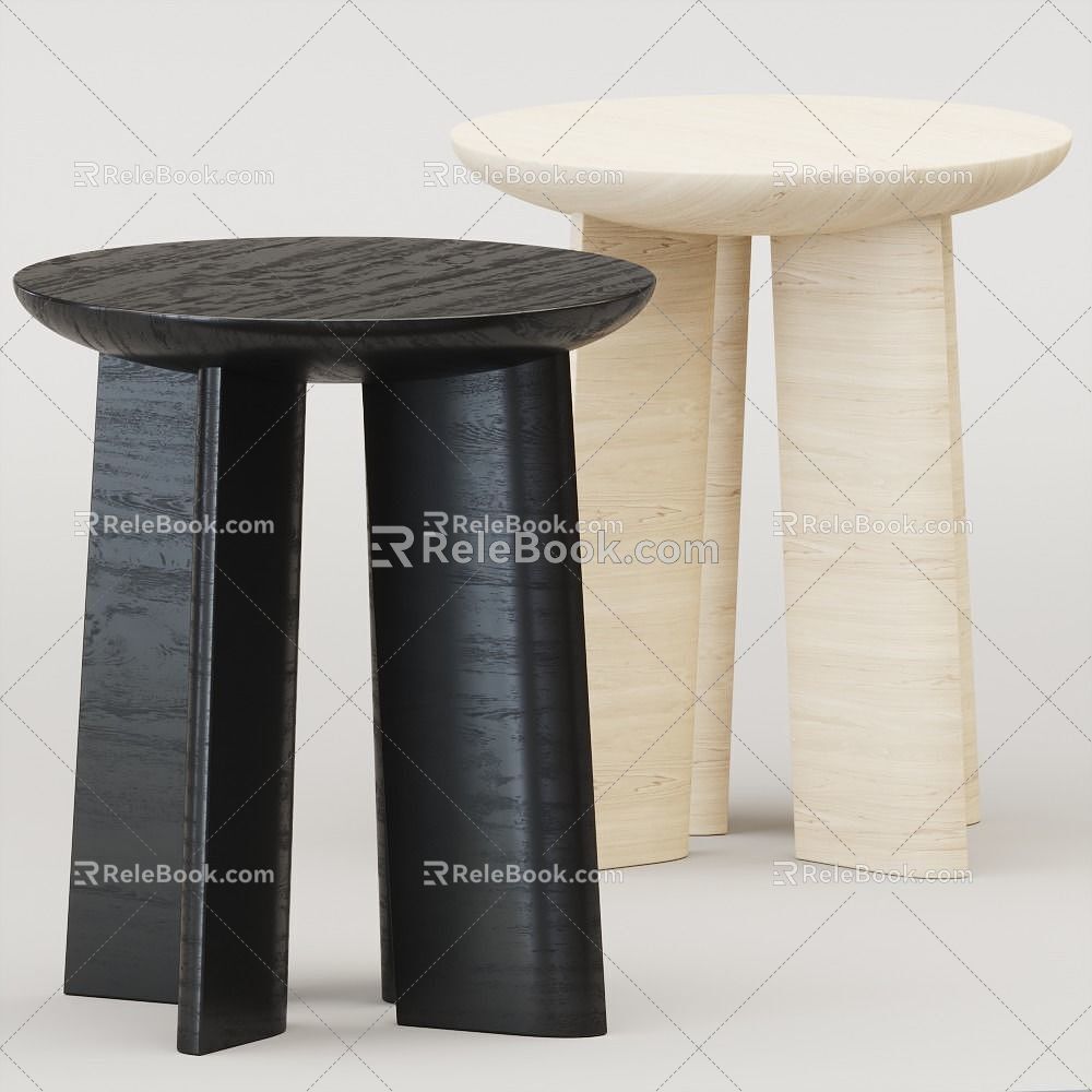 Round Table Stool Table Chair Stool Home Furniture Leisure Stool Round Table Coffee Table Round Table 3d model