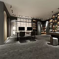 Elegant Luxury Kitchen Showroom With Modern Interior And High End Cabinet Displays