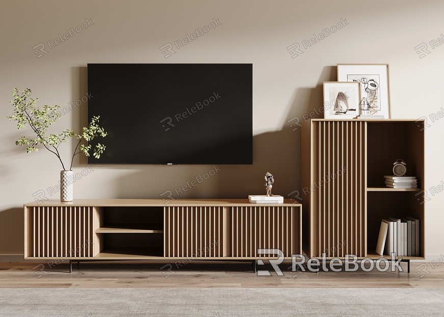 Modern TV Cabinet Combination Cabinet model