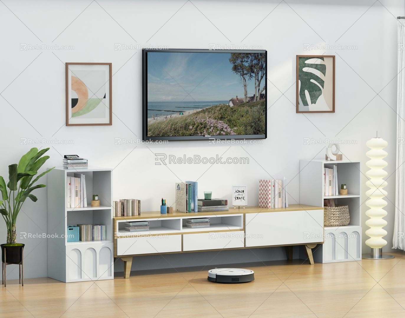 Living room cabinet 3d model