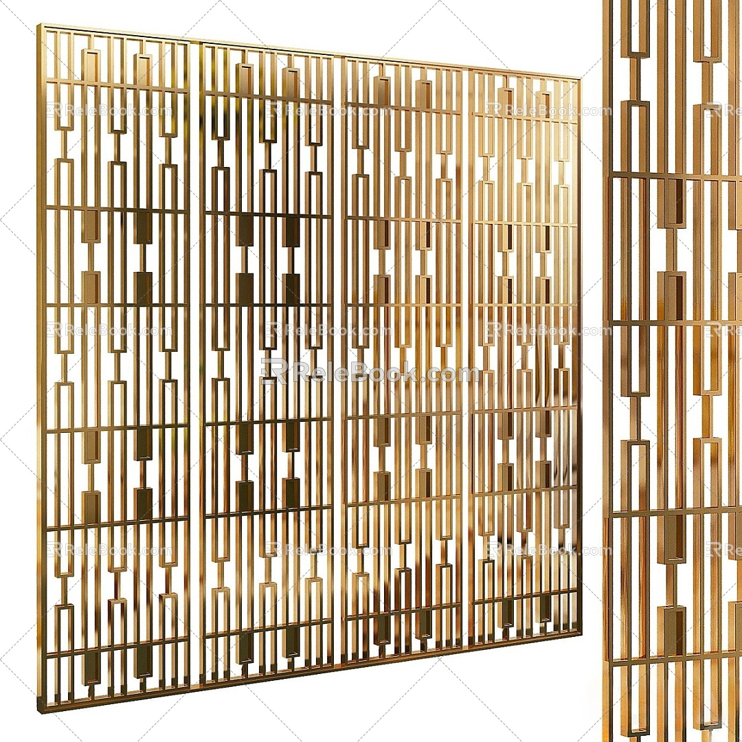 Decorative partition 3d model