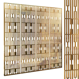 Decorative partition 3d model