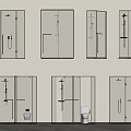 Modern Glass Shower Enclosure Designs With Stylish Shower Heads And Fixtures