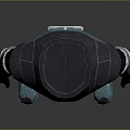 Detailed Futuristic Armored Suit 3D Model With Metallic Plating And Mechanical Joints