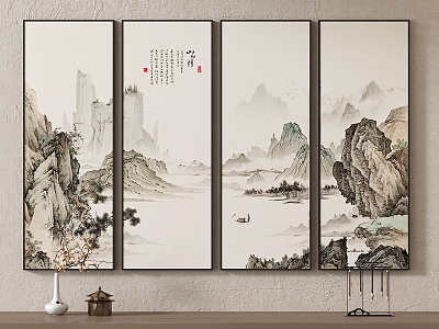 New Chinese Hanging Painting Landscape Decorative Painting model