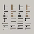 Modern Minimalist Handle Minimalist Handle Room Handle 3d model