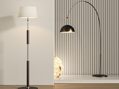 Floor lamp combination 3d model